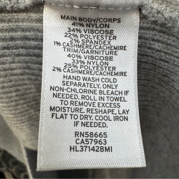 Express Gray Lace Up Back Sweater Women’s Small Long Sleeve - Picture 3 of 4